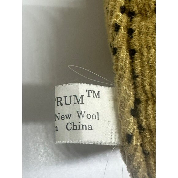 Vintage Centrum Wool Needlepoint Pillow Safari Animal & Tree Design – 10.5"x11" - Picture 4 of 9